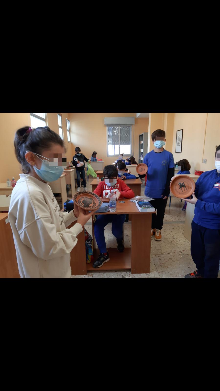 laboratorio di vasi in terracotta