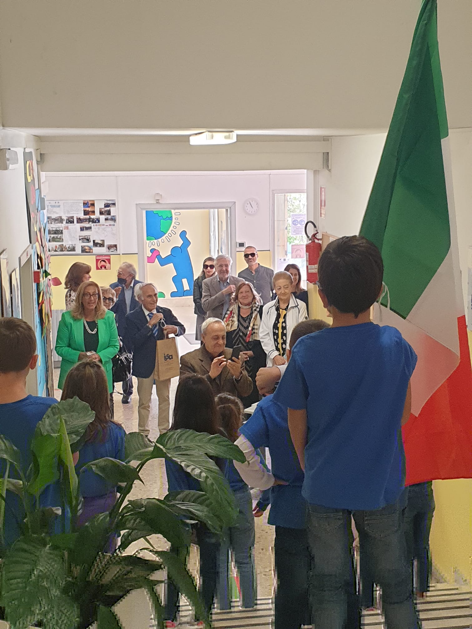 Rappresentanza dei bambini della scuola e Presidente